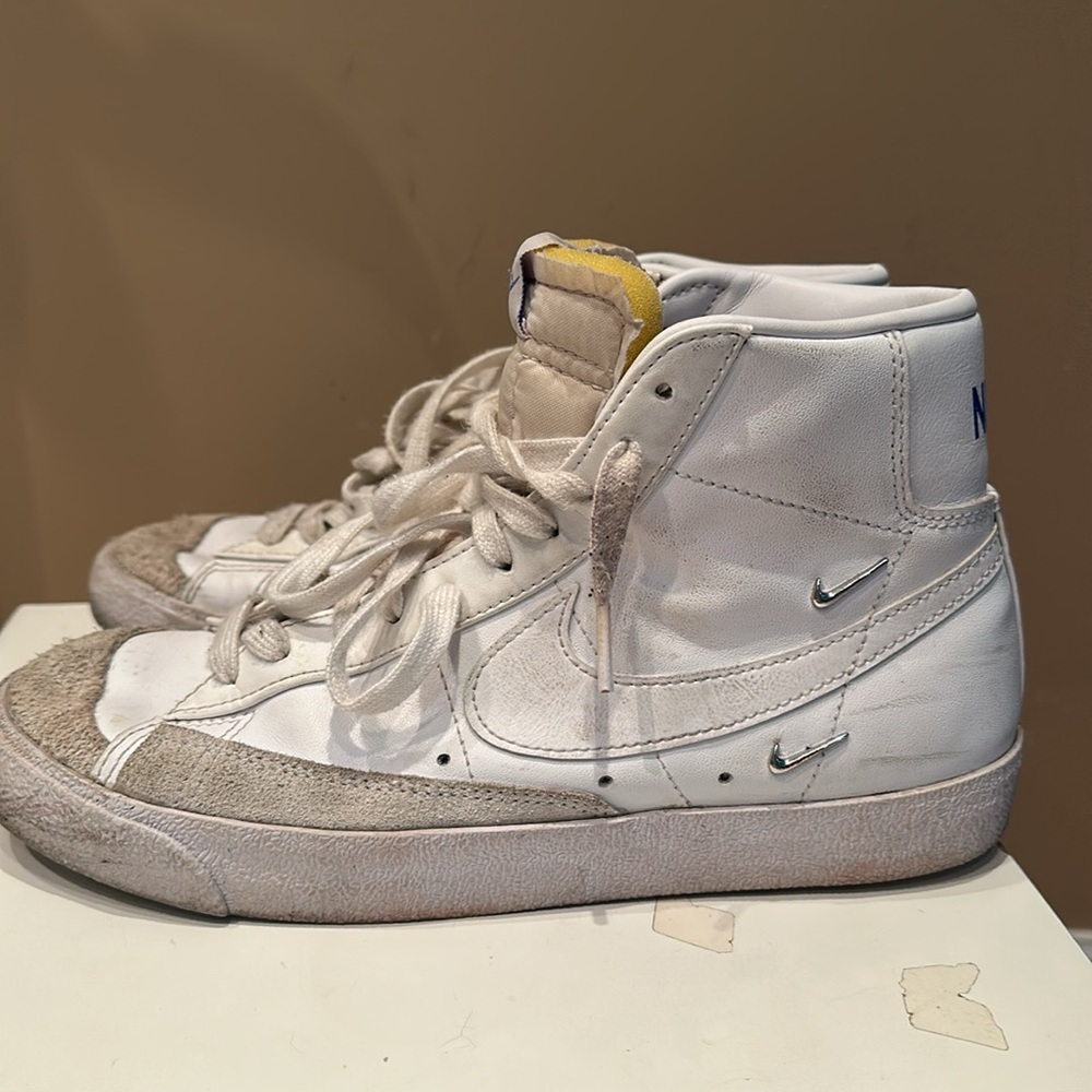 Nike White High-Top Sneakers